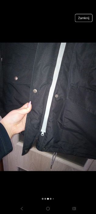 Kurtka funkcjonalna nieprzemakalna damska Bonprix czarna 50