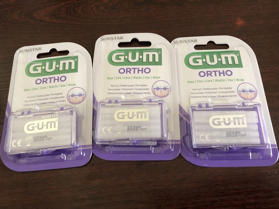 Gum Ortho wosk ortodontyczny 3 szt.