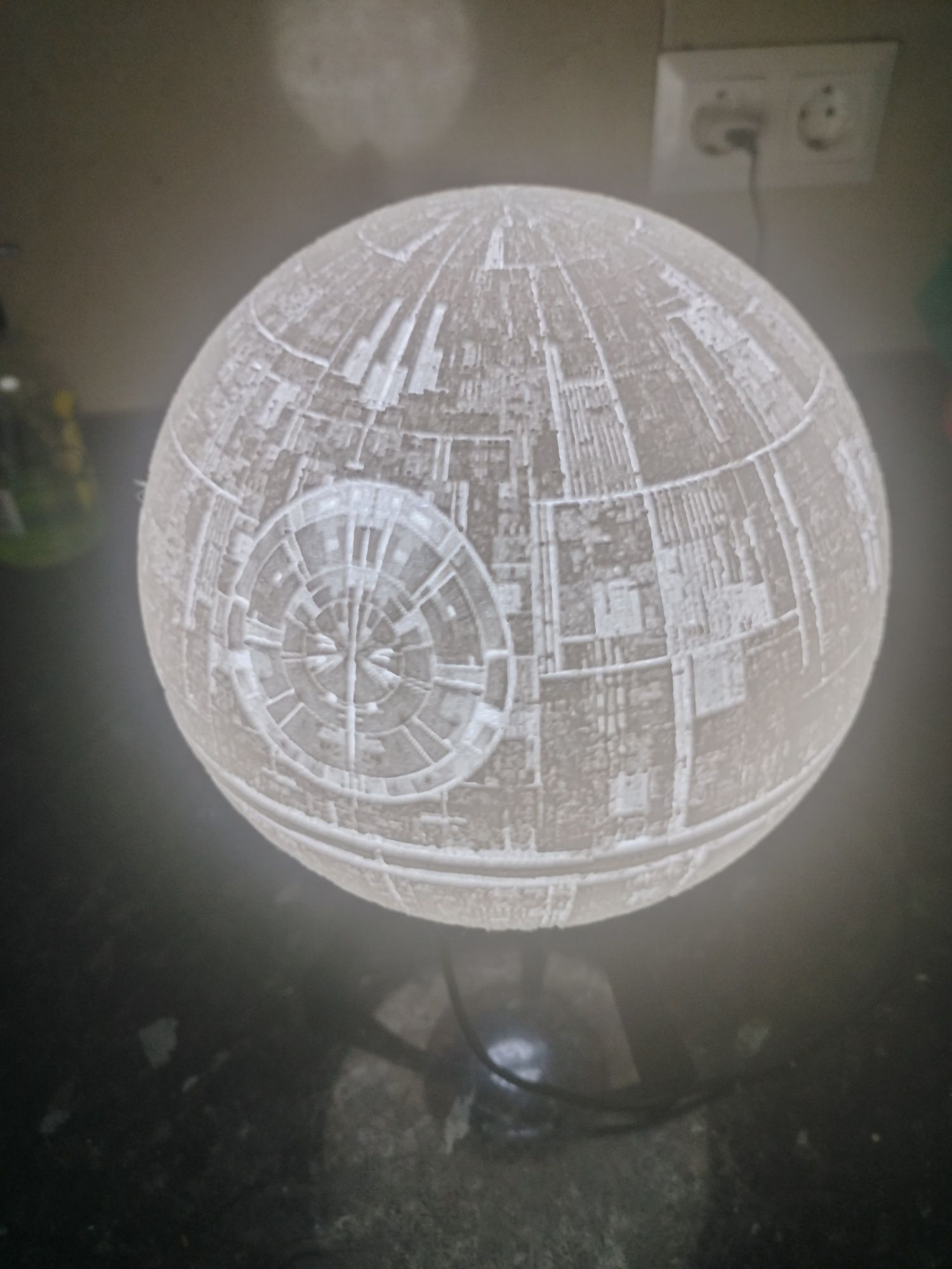 Litofano Estrela da Morte/Death Star