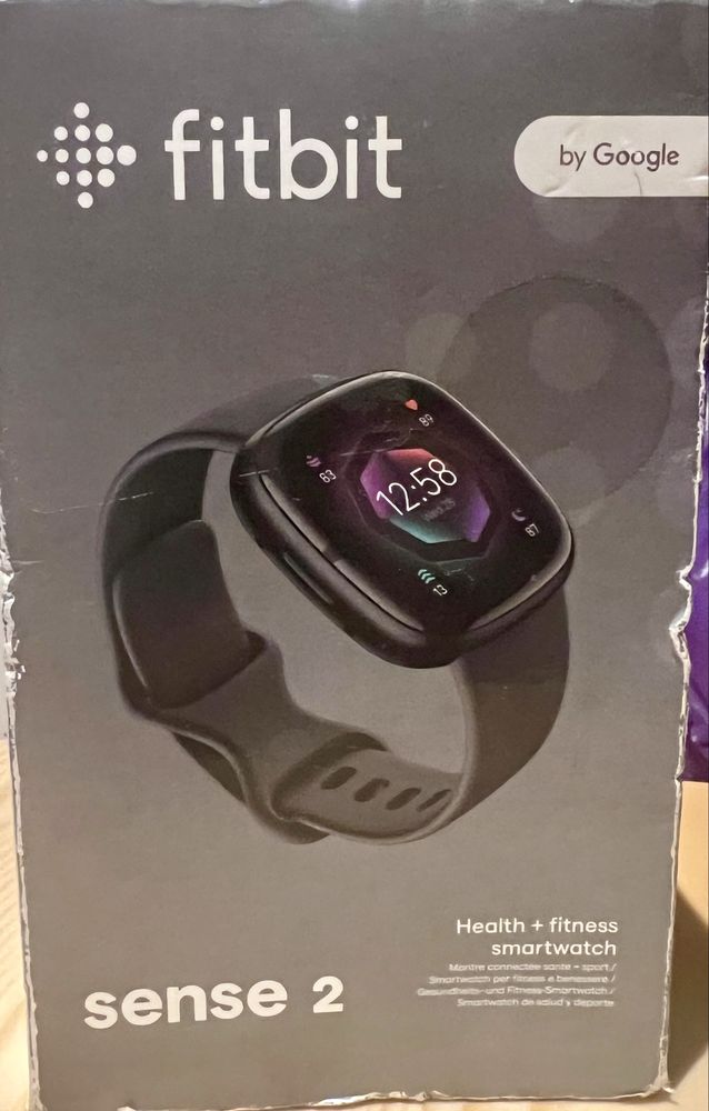 Fitbit Sense 2 Shadow Grey Graphite Nowy Uszkodzone Opakowanie