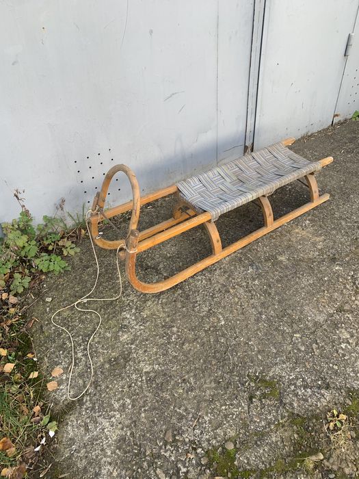 Санки двохмістні дерев’яні ссср