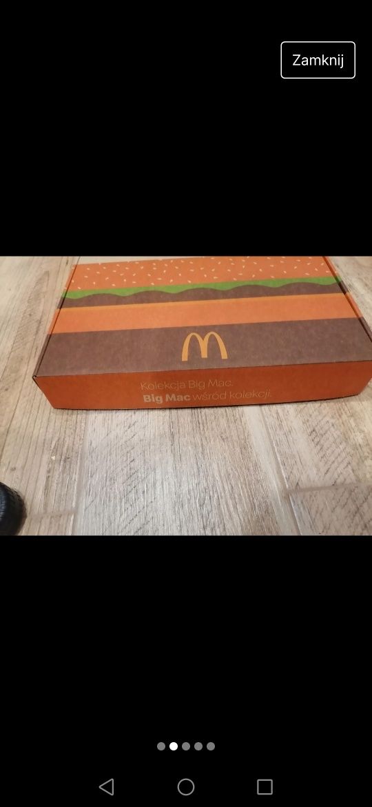 Pudełko Mc Donald's Big Mac