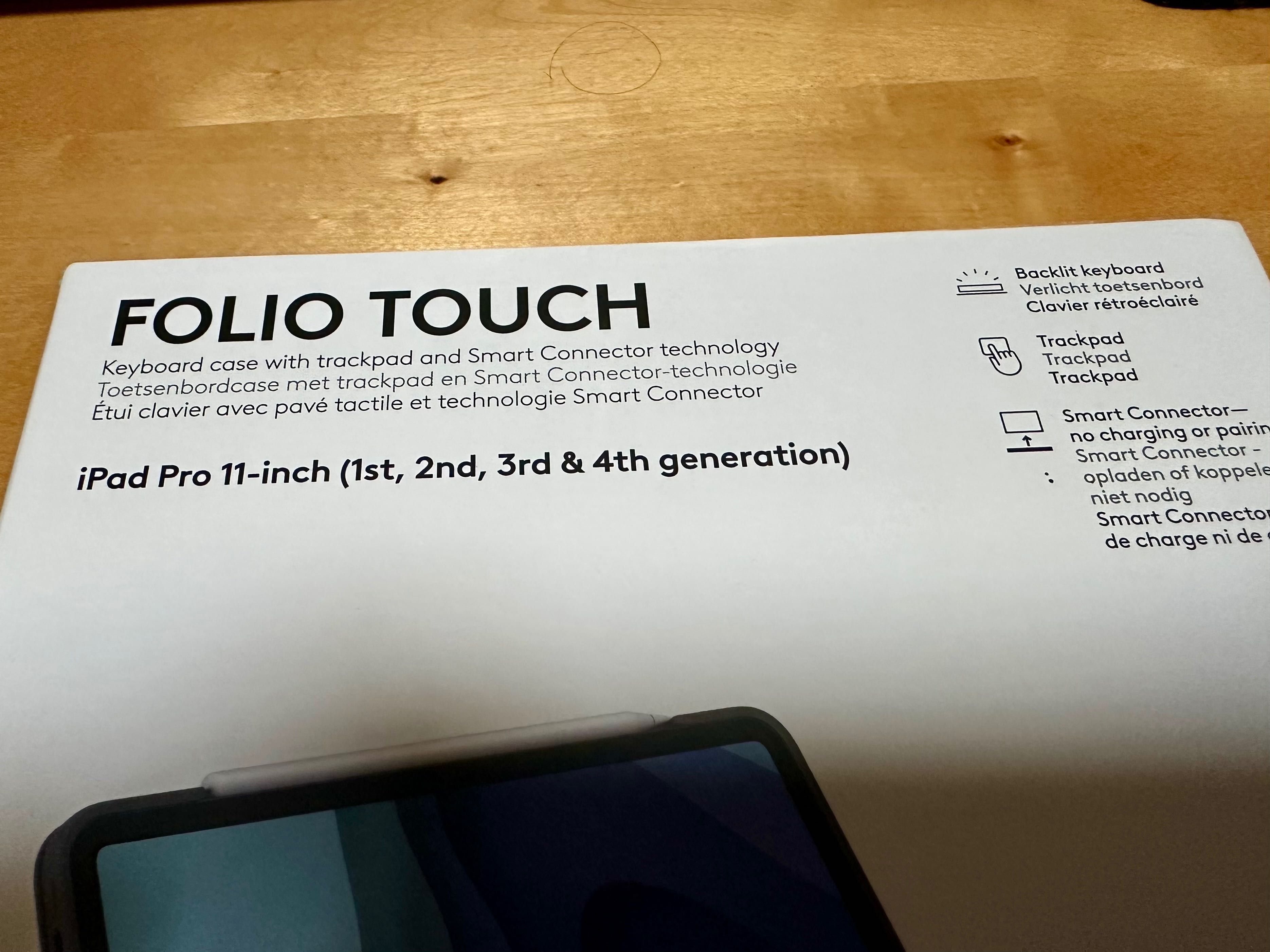 Logitech Folio Touch iPad Pro 11 gen 1, 2, 3, 4