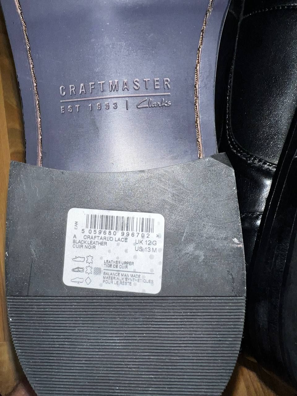 Туфлі шкіряні Clarks Craftmaster 100% оригінал