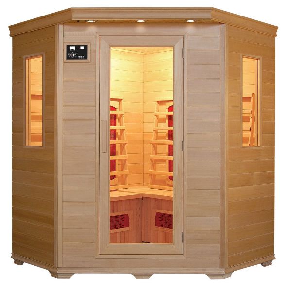 Sauna infrared Toronto promienniki kwarcowe 3os spa sauny podczerwień