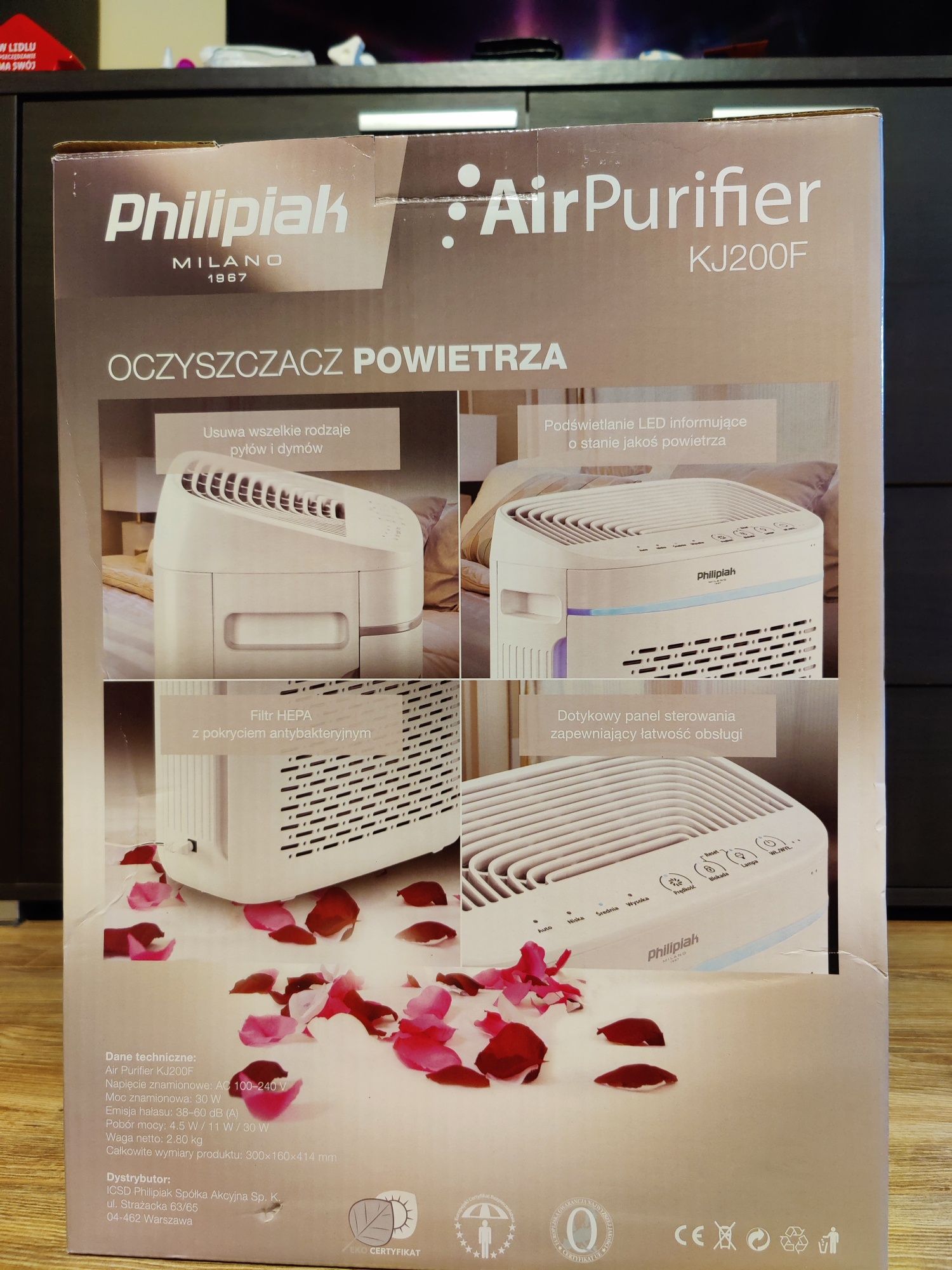 Oczyszczacz powietrza Philipiak AirPurifier KJ200F