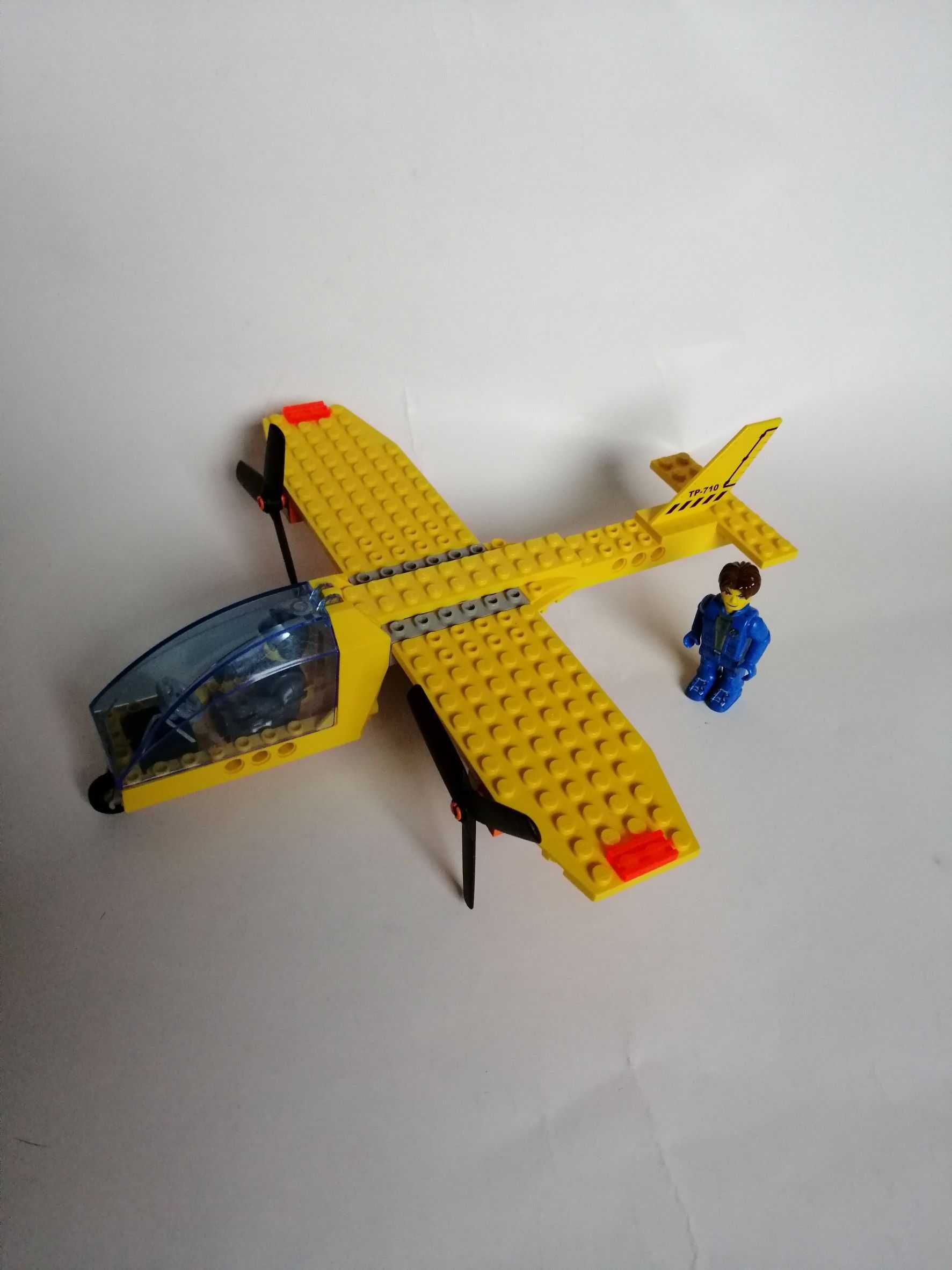 lego 4617 Jack Stone samolot żółty
