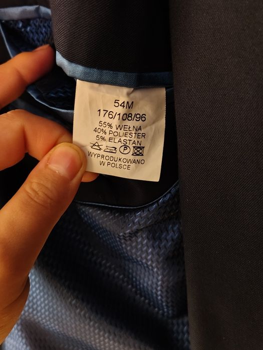 Garnitur Męski granatowy + spodnie