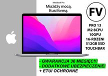 NOWY Apple MacBook Pro 13 M2 TouchBar 16RDZ 512GB GWAR+UBEZP 3LATA FV!