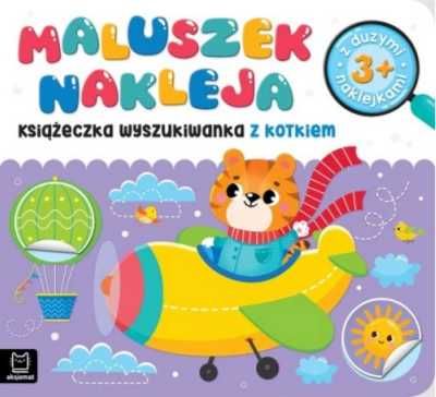 Maluszek nakleja Książeczka wyszukiwanka z kotkiem - Agnieszka Bator