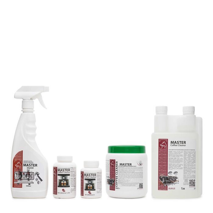 Таблетки для чищення кавових масел 100 шт 1,35 г Master Coffee Cleaner