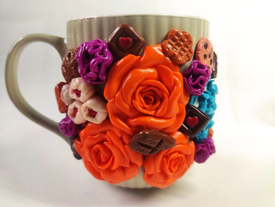 Kubki ręcznie zdobione - prezent