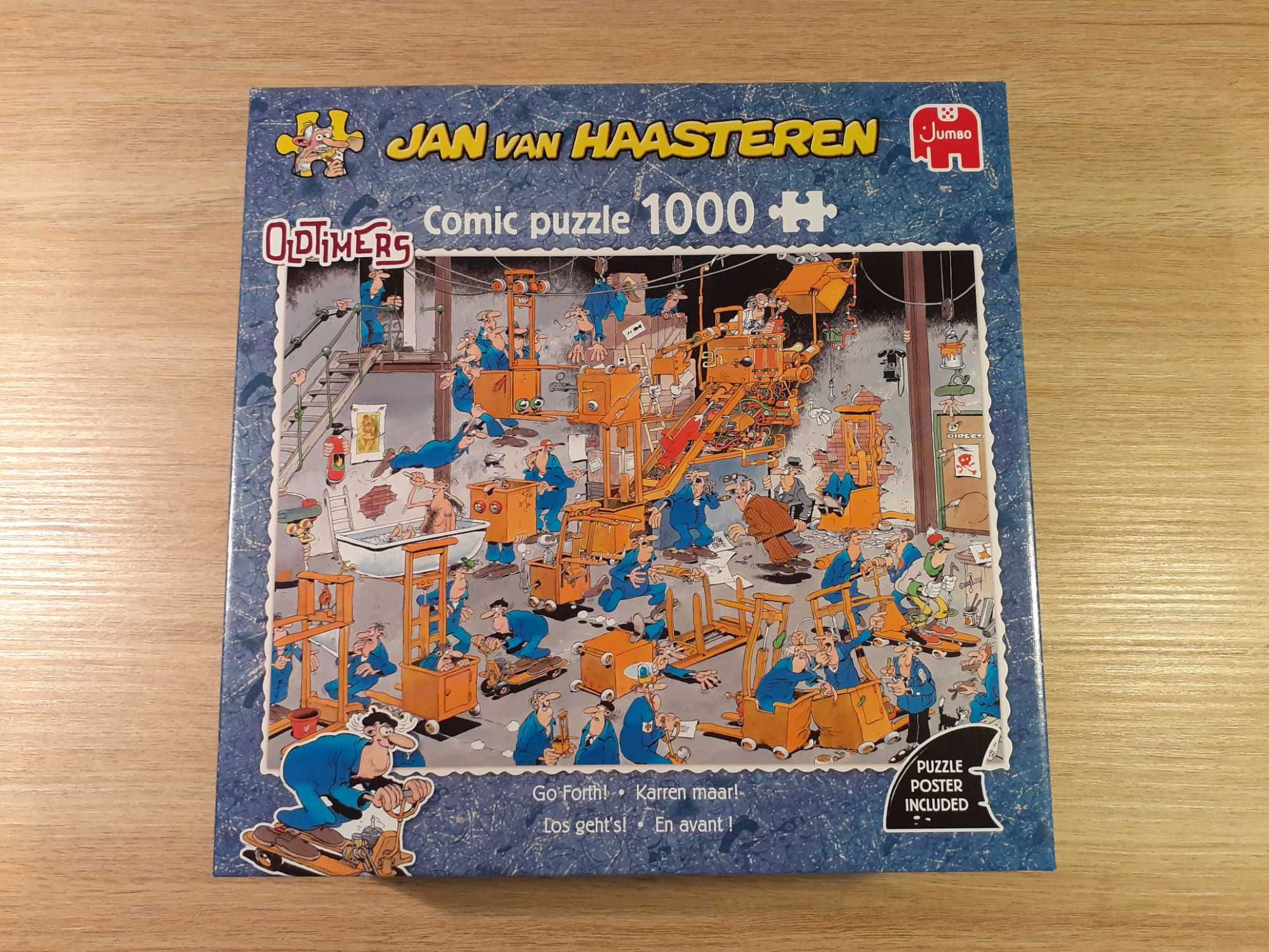 Puzzle van Haasteren 1000 GO FORTH! ( jak nowe - SUPER zabawa! )