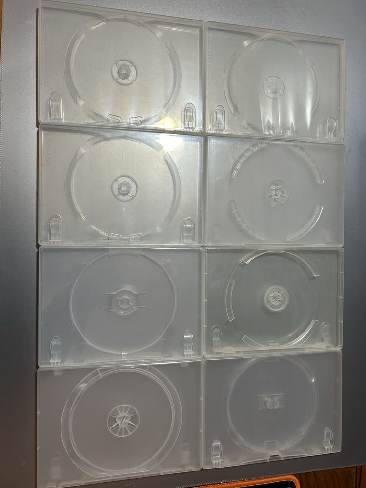 Capas transparentes grossas para DVD/CD