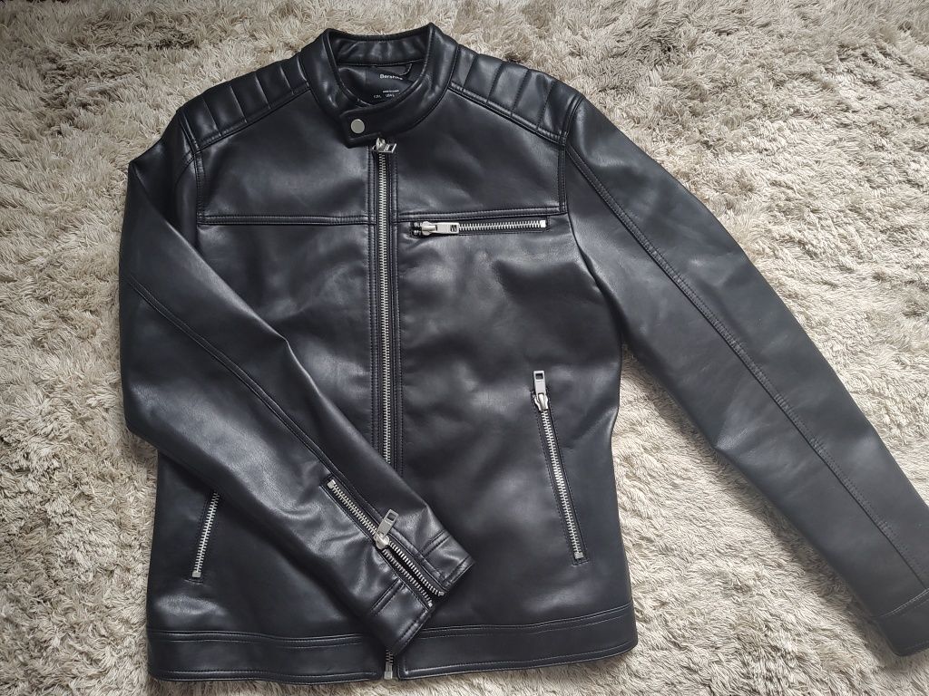 Kurtka męska biker Bershka L