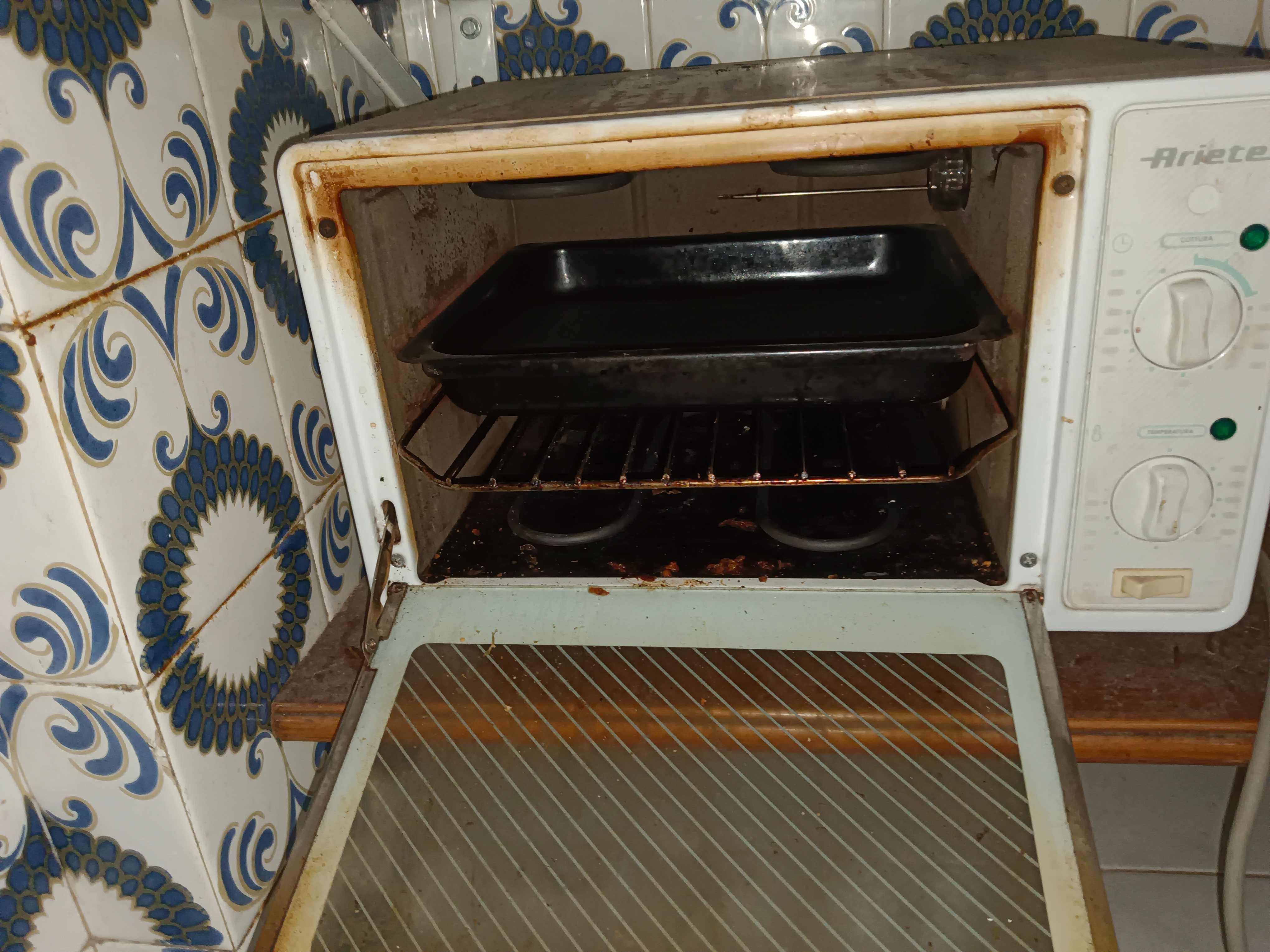 Microondas + forno + ferro a vapor + torradeira