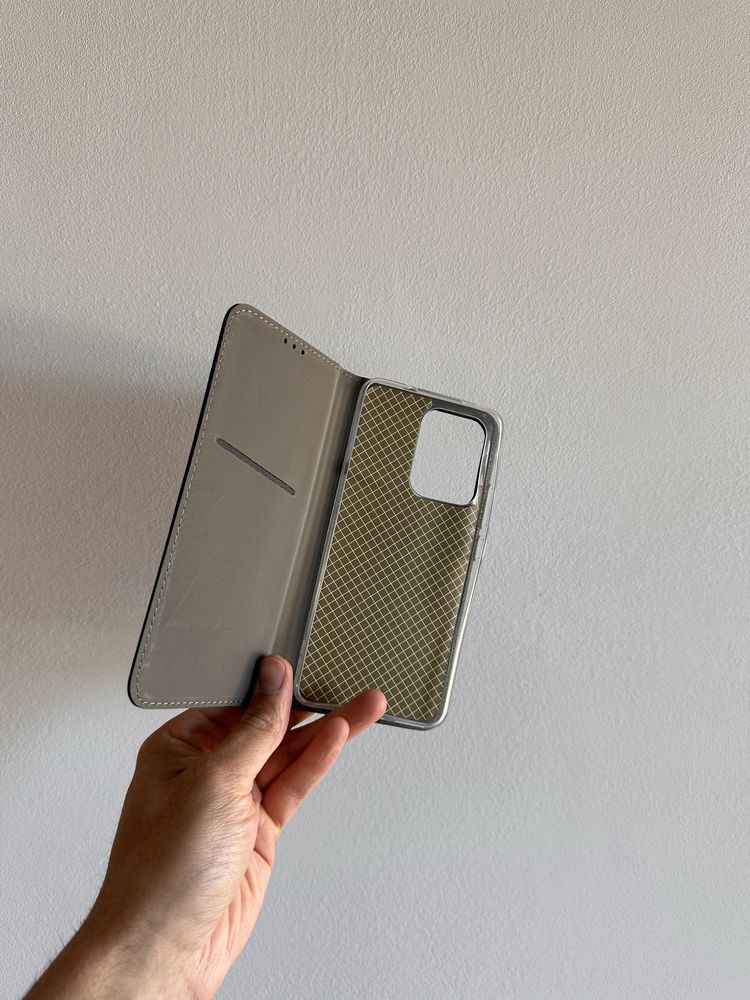 Etui Zamykane granatowe do OPPO RENO 13F 5G