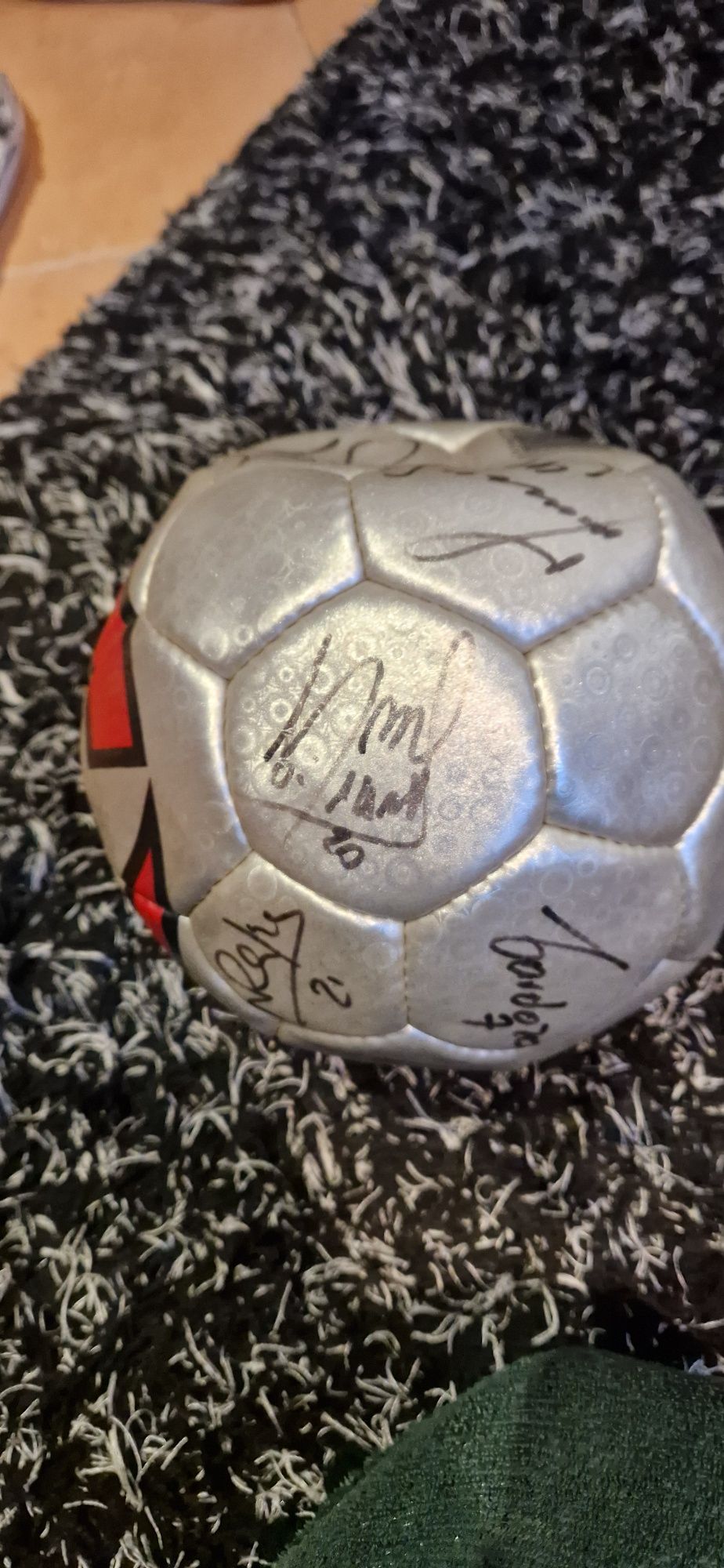 Bola oficial Benfica, autografada