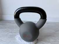 Kettlebell 8kg Hop Sport ogumowany żeliwny