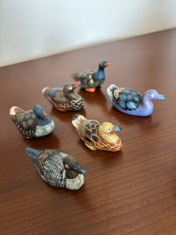 Patos decorativos 6 unidades