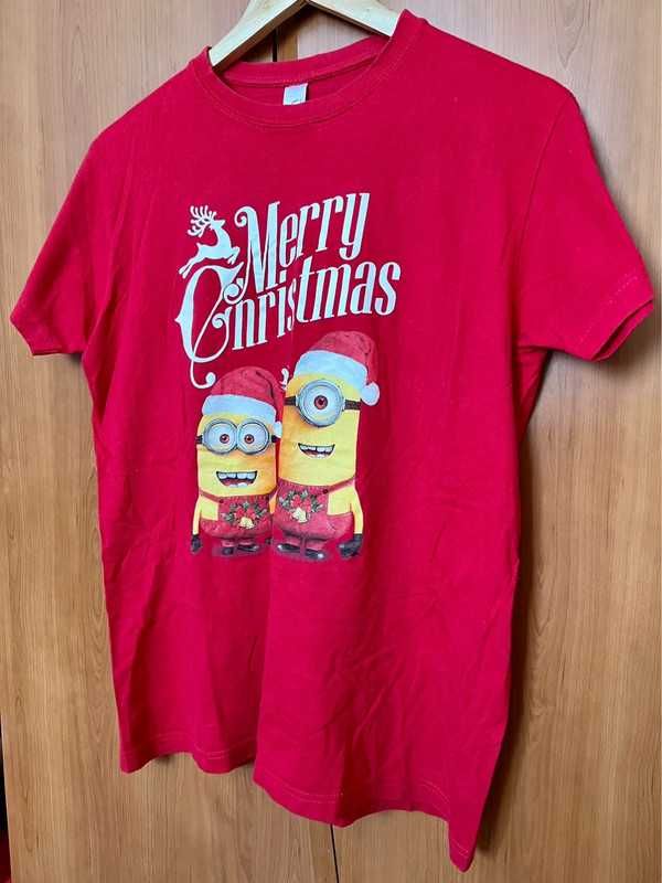 t-shirt Minionki | Merry Christmas | 100% cotton | roz. S | sol's