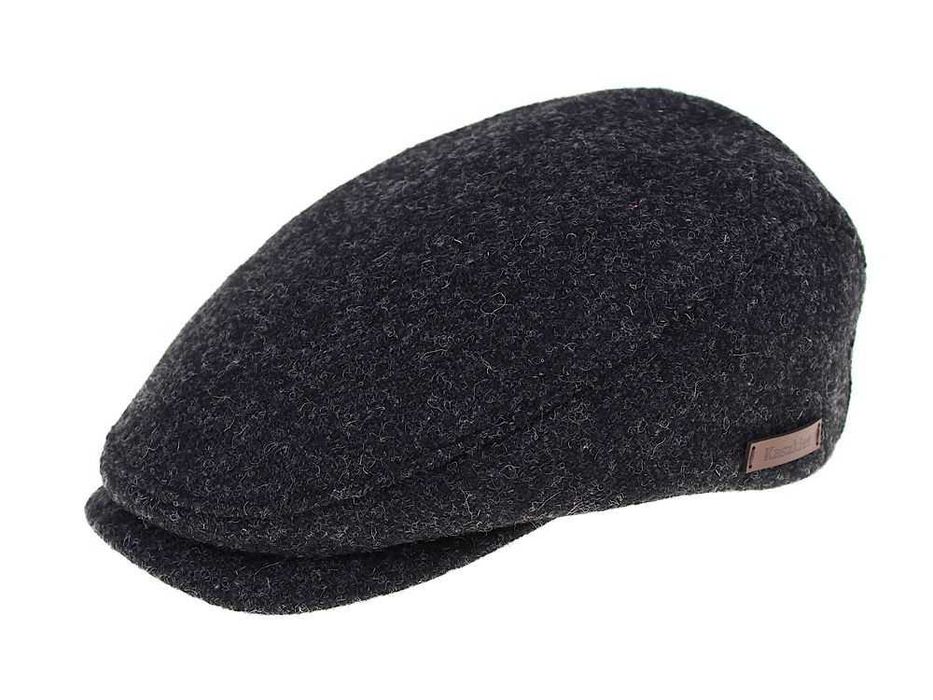 Kaszkiet męski z wełny Harris Tweed