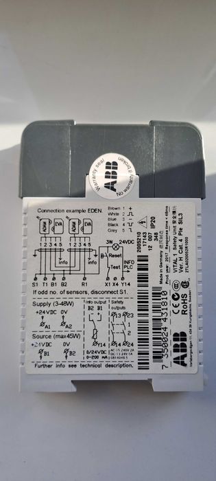 Przekaźnik bezpieczeństwa ABB NOWE