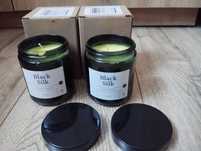 Świece zapachowe Black Silk 2 sztuki nowe