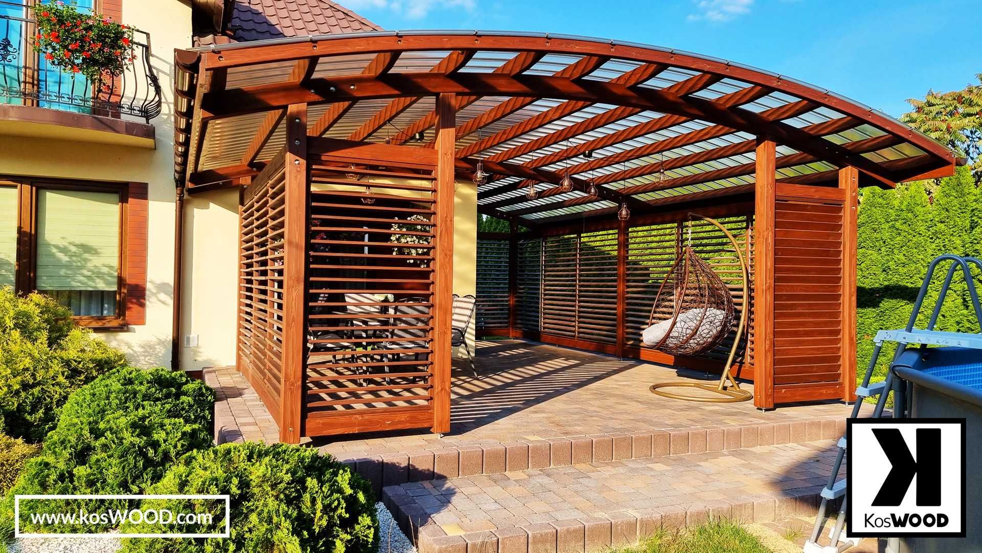 Zadaszenie Tarasu, Wiata, Pergola i wiele więcej! Koswood.com