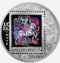 Moneta 10zł 450 lat Poczty Polskiej
