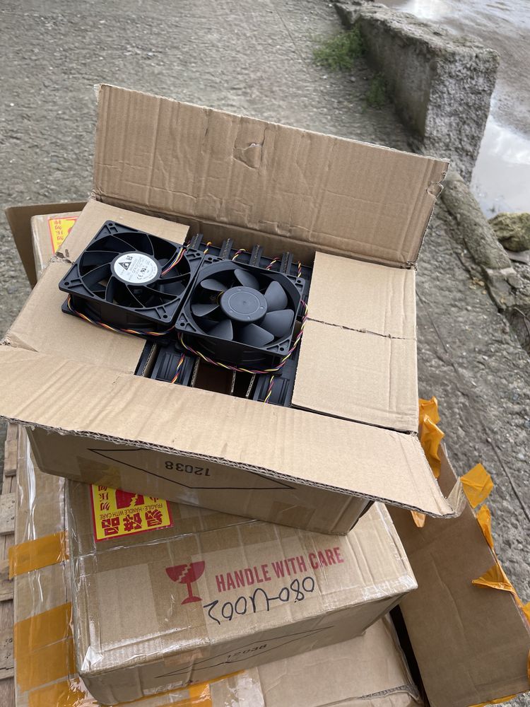 вентилятор delta 120*120мм асик bitmain s9,l3,d3 и аналогичные