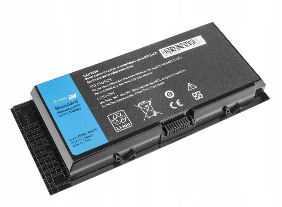 Bateria 87WH 7800mAh 11.1V DELL PRECISION M4700 Green Cell PRO FV993