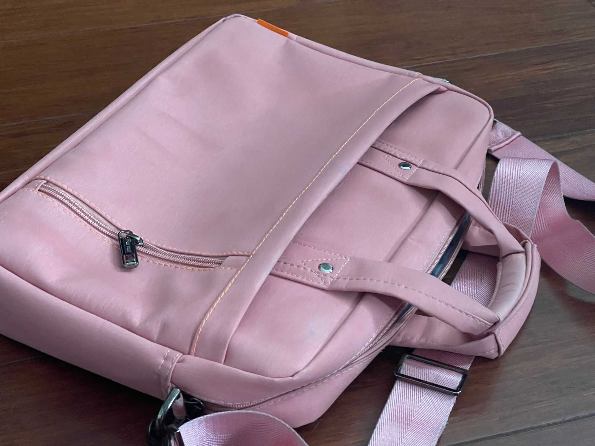 Torba na laptopa Burnur różowa