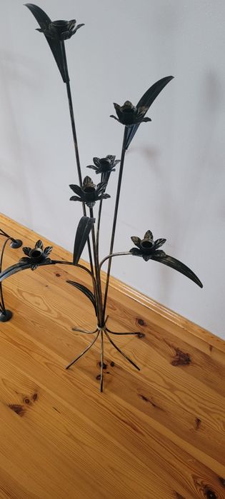 Świecznik metalowy