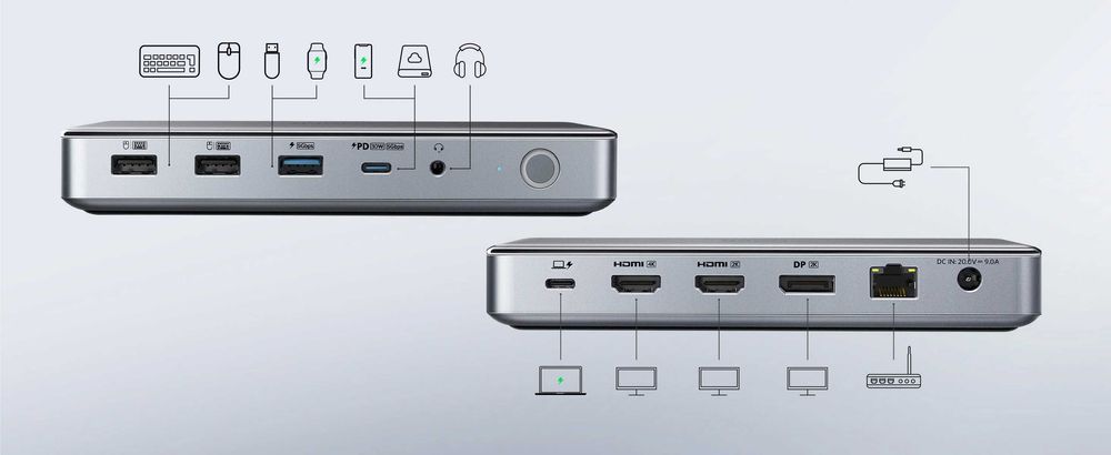 Док-станція Anker 563 (10-in-1)