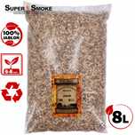 Zrębki Wędzarnicze Super Smoke JABŁOŃ KL-08 (6-8mm) Medium 8 Litrów