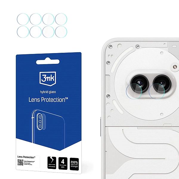 Szkło na aparat 3mk Lens Protection™ hybrydowe na Nothing Phone 2a