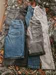 Jeansy 6 sztuk 158/64