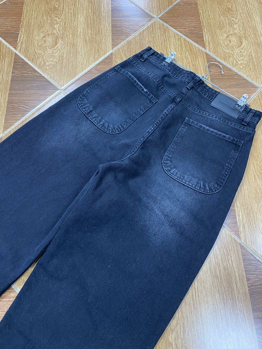 Джинси Flared Baggy широкі беггі джинси чорного кольору