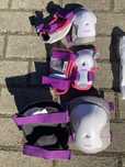 Conjunto protecções criança (joelheiras, cotoveleiras)