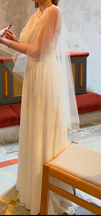 Przepiękna suknia ślubna w stylu boho