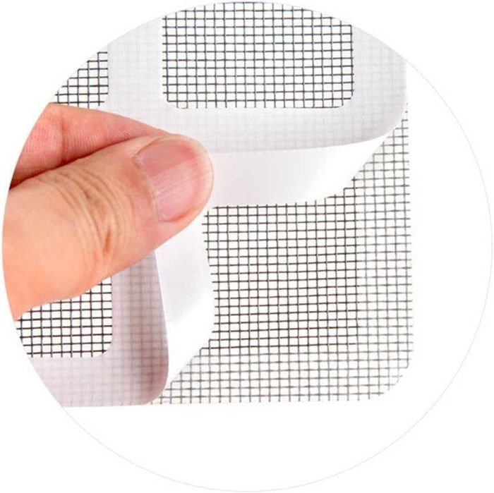 moskitiera, samoprzylepne łatki do naprawy okien, drzwi 12 szt