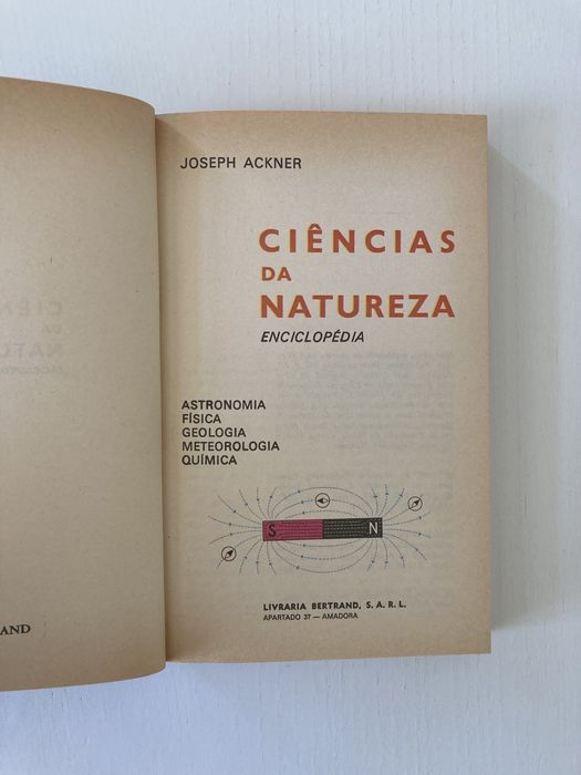 Livro Bolso Enciclopédia Ciências da Natureza, de Joseph Ackner