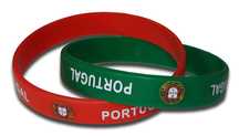 Pulseira Portugal em silicone