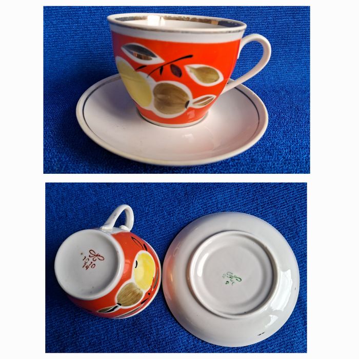 Кофейный сервиз Барановка чашки кофейные Городница BergHoff Корея