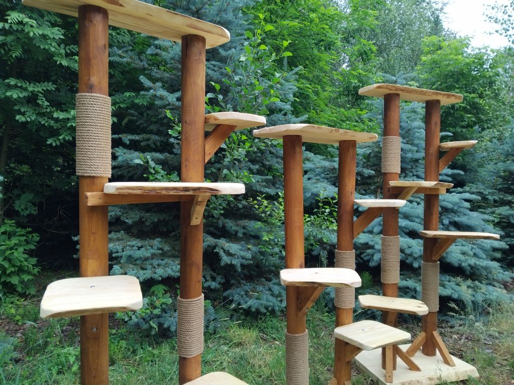 Drapak dla kota XXL zaimpregnowane drewno różne wysokosci