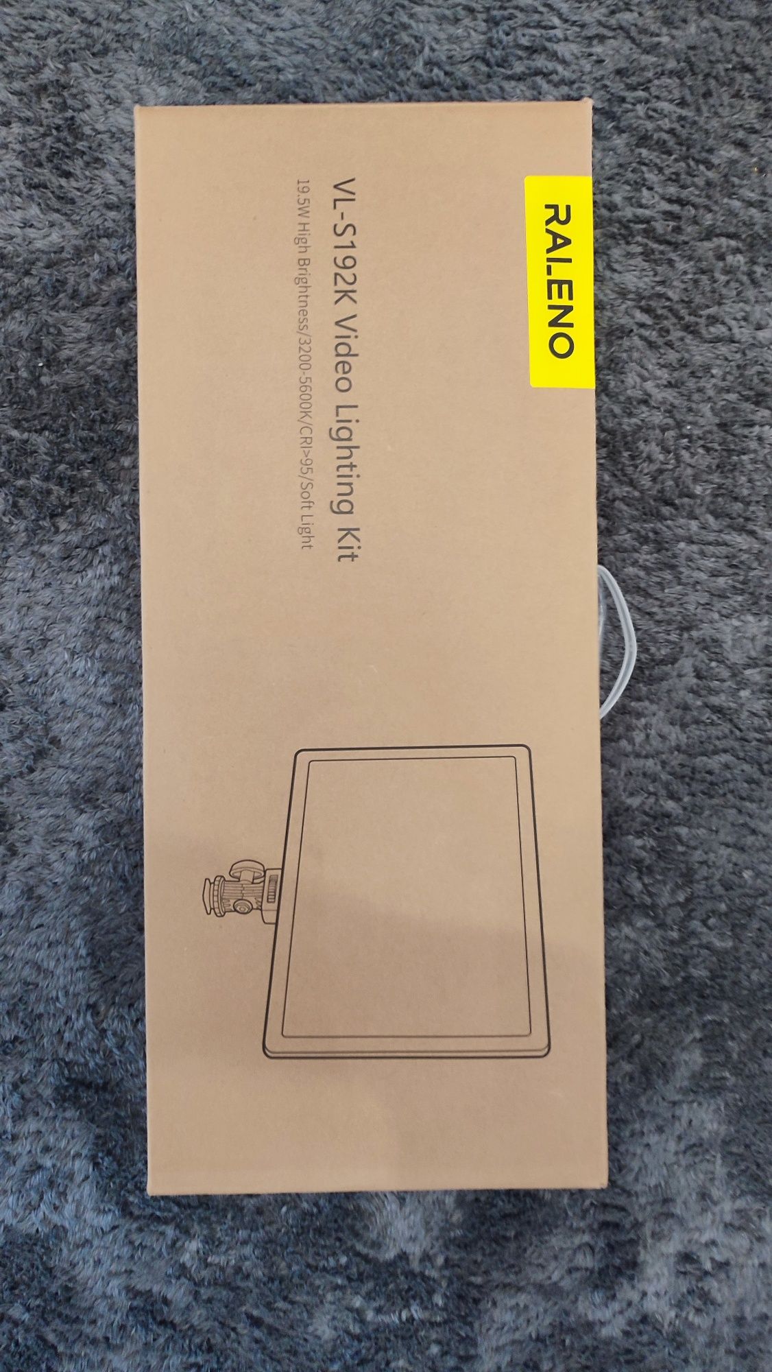 Lampa LED naswietleniowa Raleno VL S192K zestaw 2 sztuki + statywy