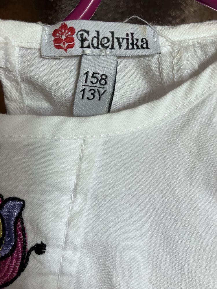 Сорочка вишиванка на дівчинку 158 розмір; ідеальний стан