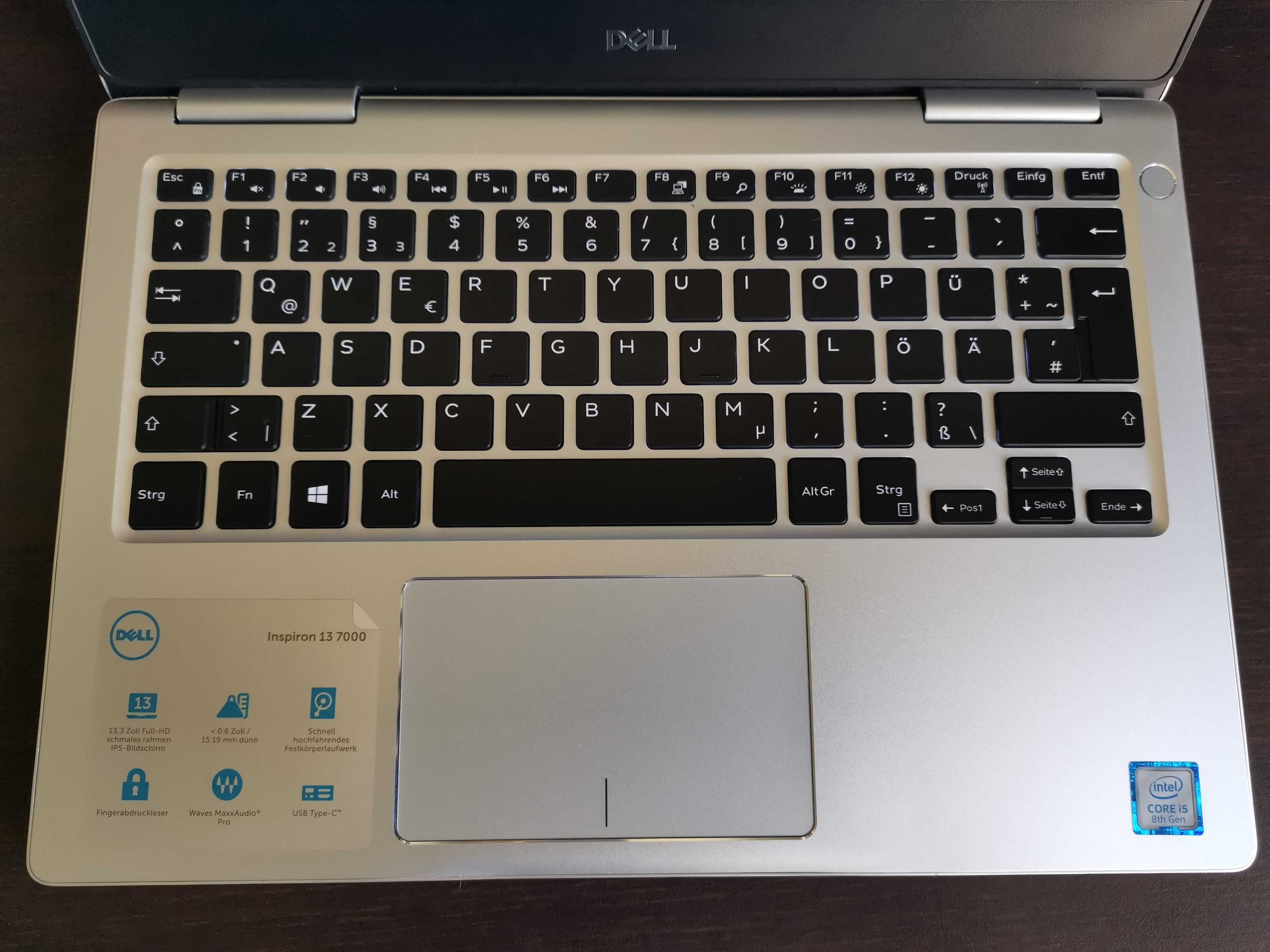 Dell Inspiron 13 7370, i5-8250U, 8 GB, 512 GB nvme, zobacz!