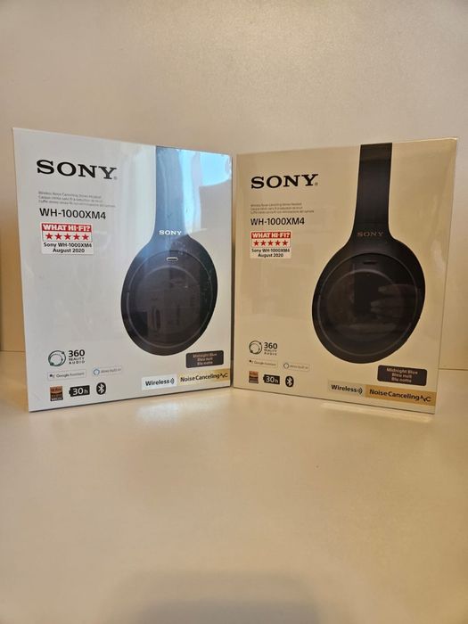 Нові Навушники Sony WH-1000XM4 (WH1000XM4LM) Midnight Blue